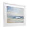 Stupell Industries Watercolor Beach Serenity Black Framed Print Under Glass, design by Creative Studio